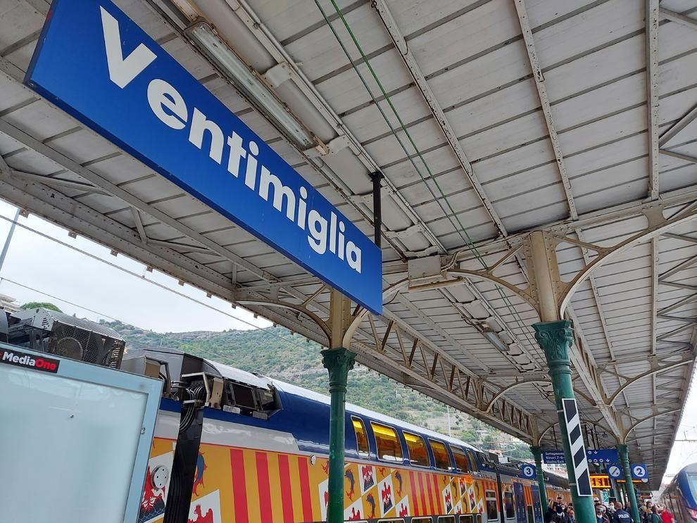 Estación de tren en la localidad italiana de Ventimiglia. | Laure Brillaud