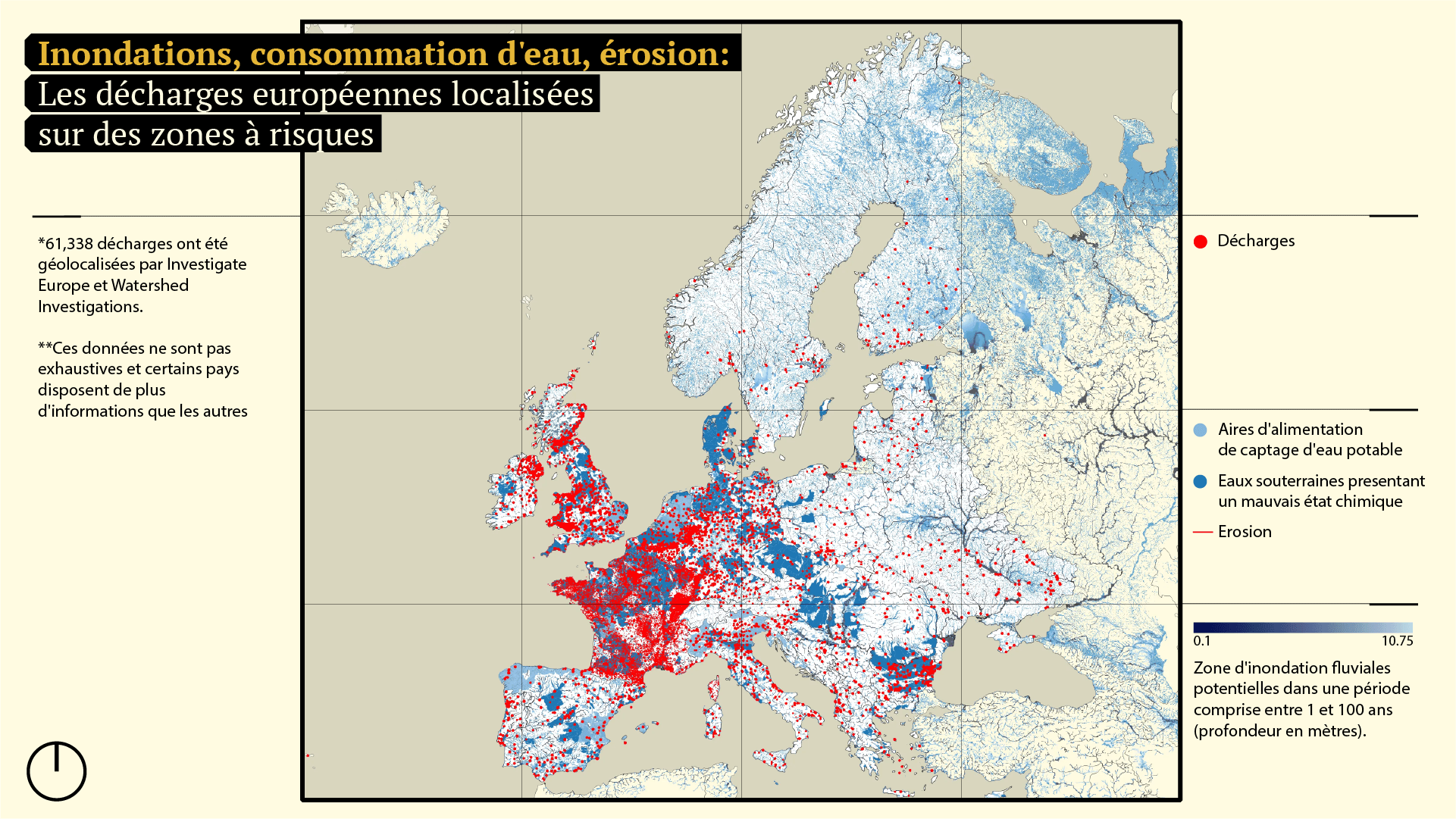 Investigate Europe et Watershed Investigations ont localisé plus de 60 000 sites à travers l'Europe.