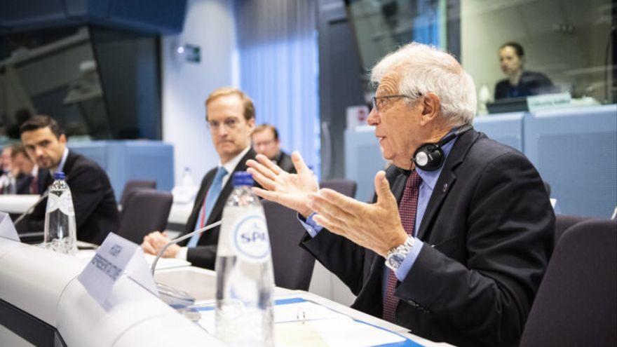 Josep Borrell en un debate sobre política exterior de la Unión. UE