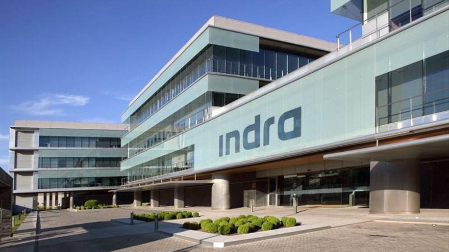 Sede de la empresa española Indra. Europa Press